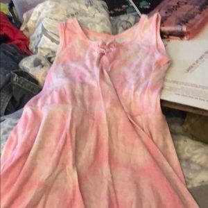 Girl pink summer dress